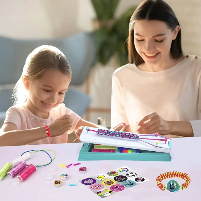 Friendship Bracelet Making Kit, Girls DIY Craft Kits Toys Cool Arts and Crafts Toys for Teen Girls Travel Activity Set Gifts for Age 6 7 8 9 10 11 12 Year Old Girls - Image 3