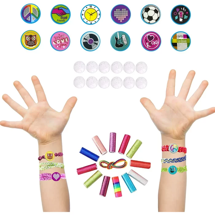Friendship Bracelet Making Kit, Girls DIY Craft Kits Toys Cool Arts and Crafts Toys for Teen Girls Travel Activity Set Gifts for Age 6 7 8 9 10 11 12 Year Old Girls - Image 4