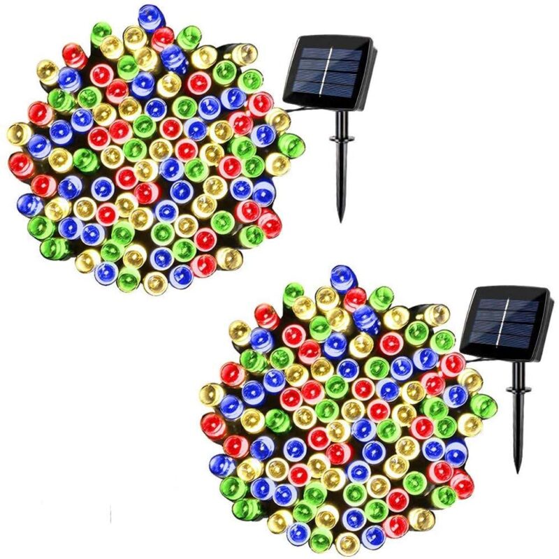 72ft 200 LED Solar String Lights - 8 Modes Fairy Lights for Outdoor Ambiance