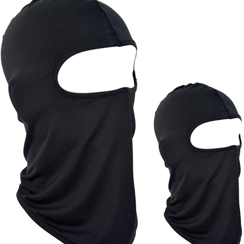 Balaclava Ultra Thin Lycra Ski Mask – Motorcycle Cycling Hood Hat Full Face Mask for Sun UV Protection 2 Pack