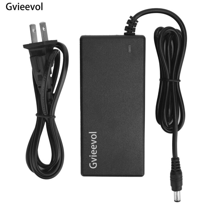 Gvieevol Lithium Battery Charger, 5.5mm Battery Charger DC 42V 2A For Electric Vehicles Battery Packs For 36V Lithium Ion Battery - Image 2