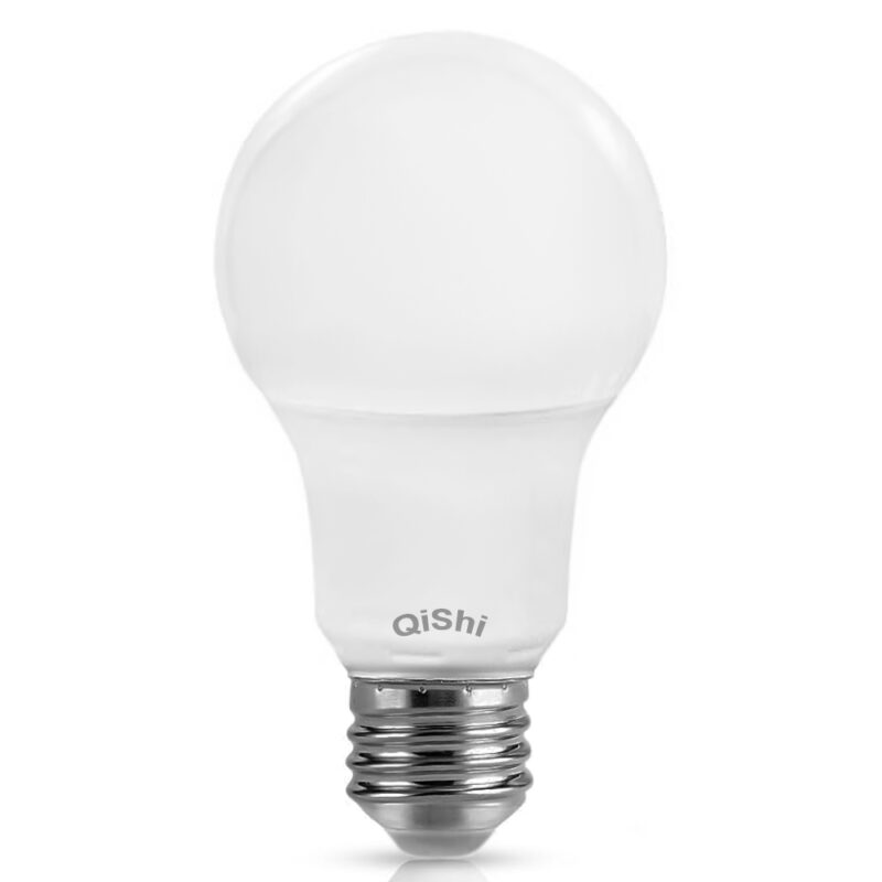 QiShi LED Light Bulbs - Soft White, E26, 60 Watts Equivalent, 120V